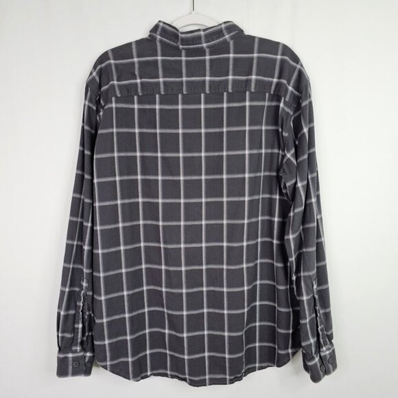 Men's COLUMBIA Button Up Down Shirt Cotton Long Sleeve GRAY PLAID size XL Casual - Picture 5 of 6